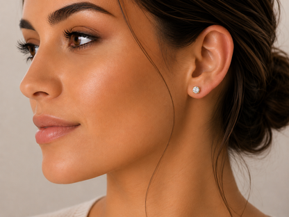 0.33ct Diamond Stud Earrings in 9ct Yellow Gold