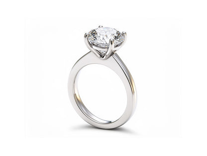 3.01ct Solitaire Diamond Ring – Platinum | IGI Certificated