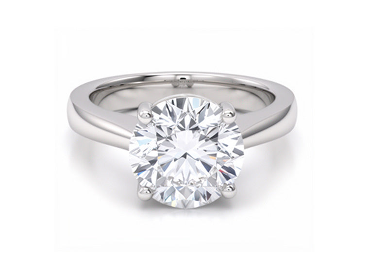 3.01ct Solitaire Diamond Ring – Platinum | IGI Certificated