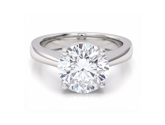 3.01ct Solitaire Diamond Ring – Platinum | IGI Certificated