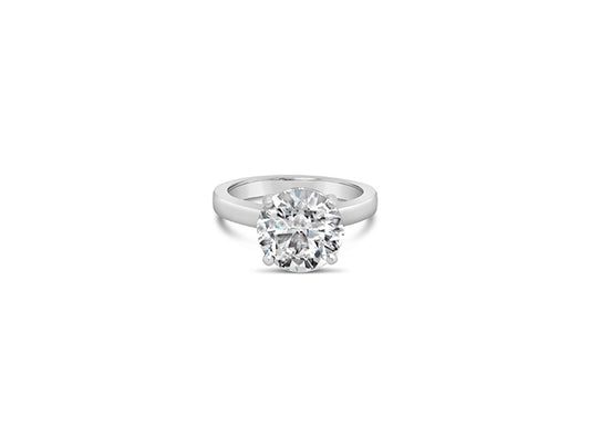 (REF 1483) 3.01cts Solitaire Diamond Ring (Platinum) IGI Certificated