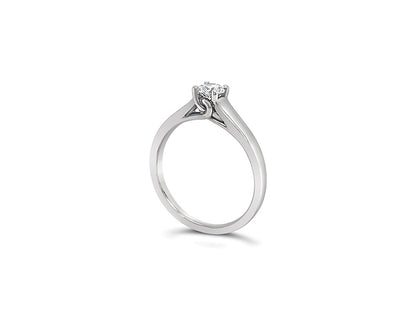 (REF 1511) Diamond Solitaire Ring (18ct White Gold)