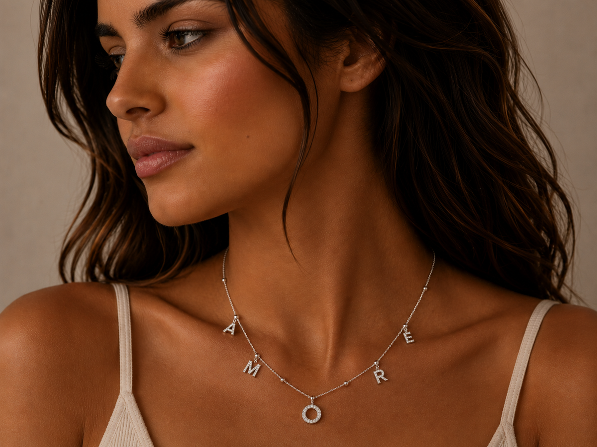 0.40ct Diamond Amore Necklace in 18ct White Gold