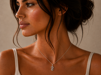 0.28ct Diamond Mouse Pendant – 18ct White Gold