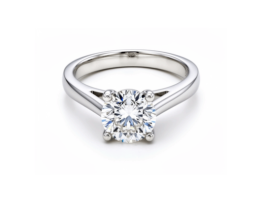 0.83ct Diamond Solitaire Ring – Platinum (GIA Certified)