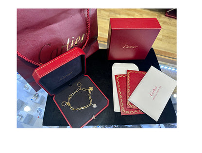 (ref 1758) Cartier Charm Bracelet (18ct yellow gold)