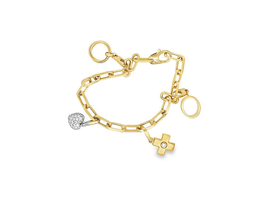 (ref 1758) Cartier Charm Bracelet (18ct yellow gold)