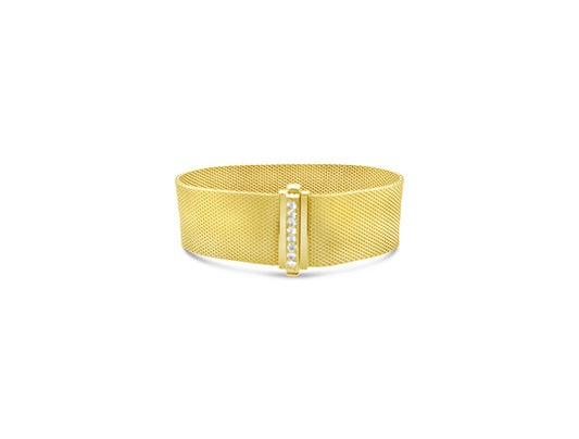 (Ref 1759) Tiffany & Co Somerset Diamond Bracelet (18vt Yellow Gold)