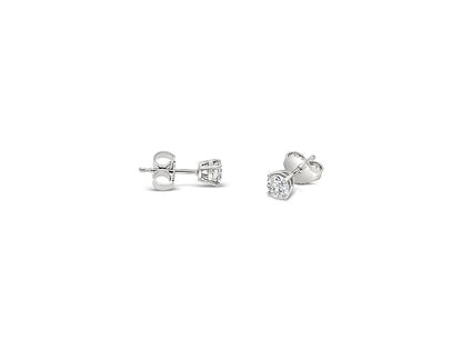 (Ref 1780) 0.50ct Diamond Stud Earring (14ct White Gold)