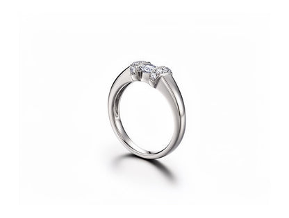 0.30ct Princess Cut Diamond Solitaire Ring – Platinum
