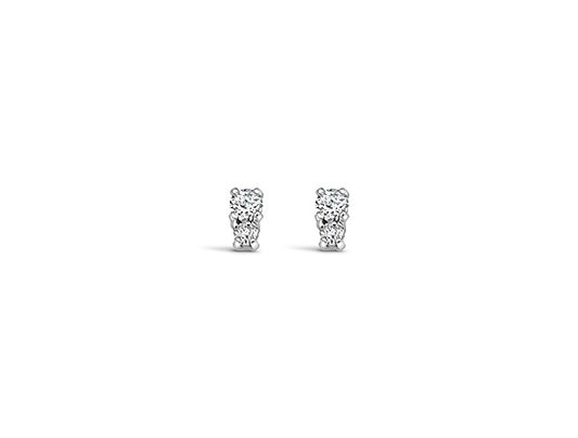 (Ref 1798) 0.50ct Diamond Stud Earrings (10ct White Gold)