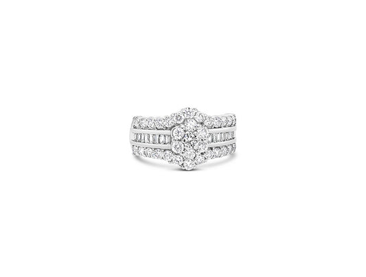 (Ref 1825) 1ct Diamond Ring (18ct White Gold)
