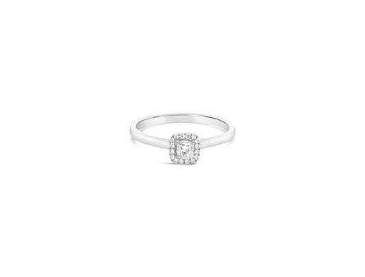 (Ref 1834) 0.24ct Solitaire Diamond Ring (18ct White Gold) GIA Certificate