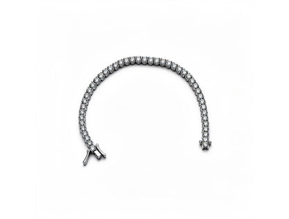 3.09ct Brilliant Cut Diamond Tennis Bracelet in 18ct White Gold