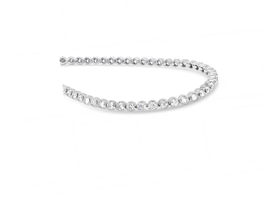 2.09ct Brilliant Cut Diamond Tennis Bracelet in 18ct White Gold