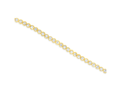 (Ref 1850) 2.01ct Diamond Tennis Bracelet (18ct Yellow Gold)