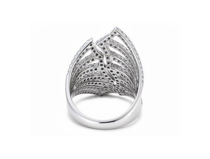 1.61ct Diamond Pavé Ring – 18ct White Gold
