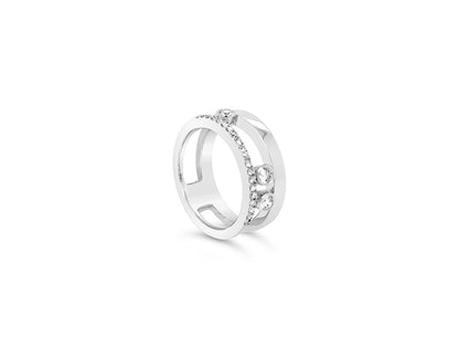 (Ref 1861) 0.41ct “Move” Diamond Ring (18ct White Gold)