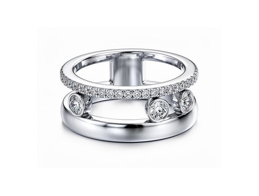 0.41ct “Move” Diamond Ring – 18ct White Gold