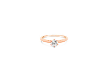 (Ref 1865) 0.39ct Solitaire Diamond Ring (18ct Rose Gold)