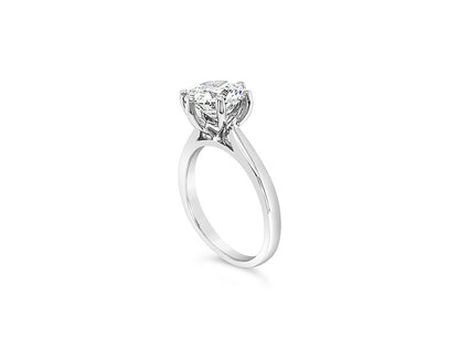 (Ref 1875) 3.61cts Lab Solitaire Diamond (Platinum) IGI Certificate