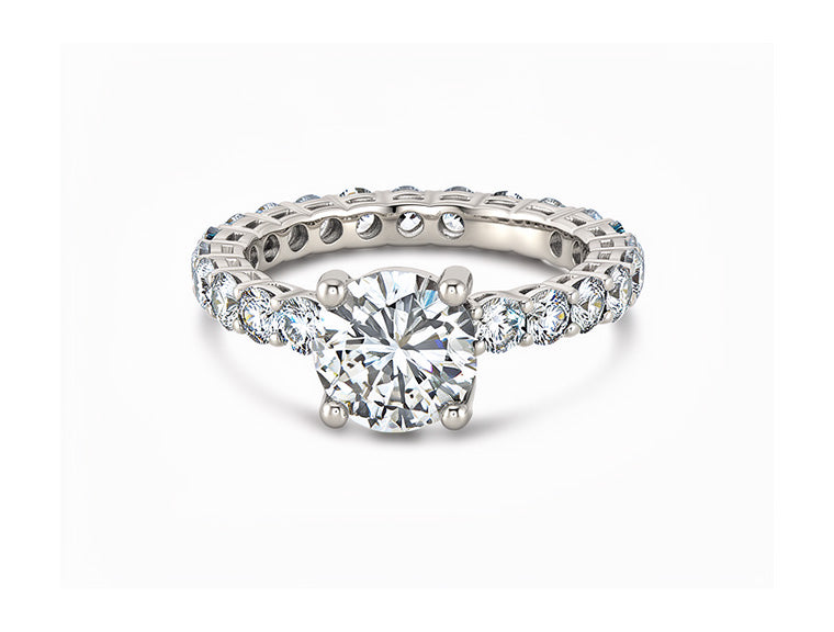 2.67ct Diamond Solitaire Ring – 18ct White Gold