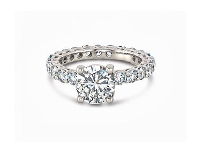 2.67ct Diamond Solitaire Ring – 18ct White Gold