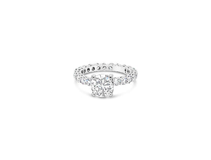 (REF 1896) 2.67cts Solitaire Diamond Ring (18ct White Gold)