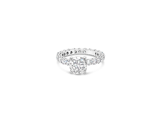 (REF 1896) 2.67cts Solitaire Diamond Ring (18ct White Gold)