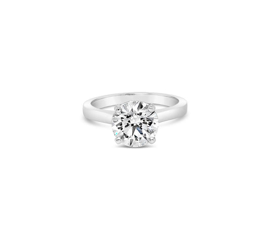 (Ref 1916) 2.5cts Lab Diamond Solitaire Ring (Platinum) IGI Certificate