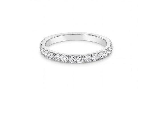0.61ct Lab-Grown Diamond Half Eternity Ring – Platinum