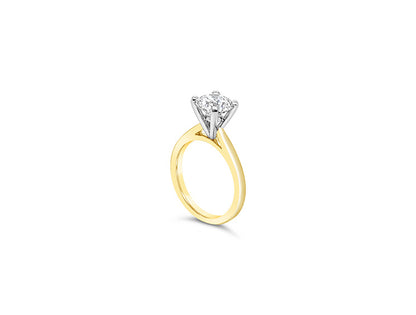(Ref 1924) 1.50ct Lab Diamond Solitaire Ring (18ct Yellow Gold)