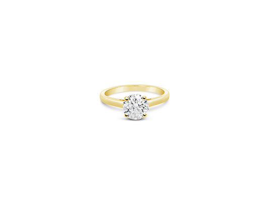 (Ref 1924) 1.50ct Lab Diamond Solitaire Ring (18ct Yellow Gold)