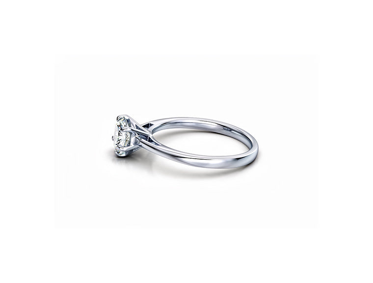 1ct Solitaire Diamond Ring – 18ct White Gold