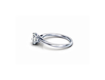 1ct Solitaire Diamond Ring – 18ct White Gold