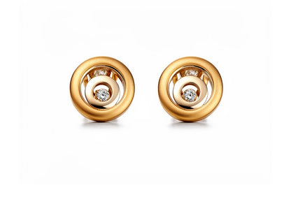 Chopard Happy Spirit Earrings – 18ct Yellow Gold (0.20ct, Certificated)