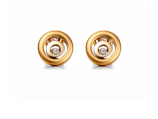 Chopard Happy Spirit Earrings – 18ct Yellow Gold (0.20ct, Certificated)