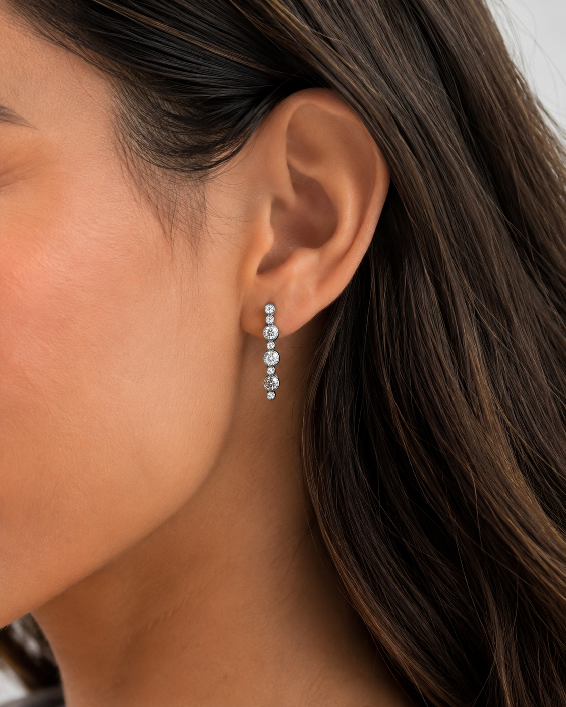 1.5ct Diamond Drop Earrings – 18ct White Gold