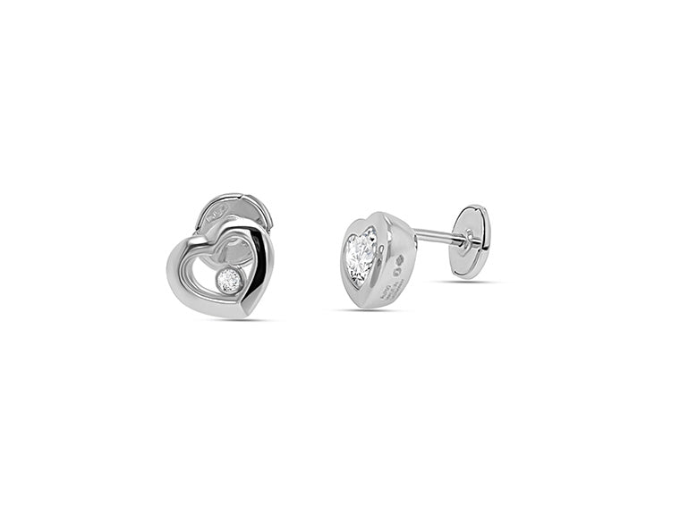 (REF 1963) Chopard Happy Diamond Icons (18ct White Gold) Certificated