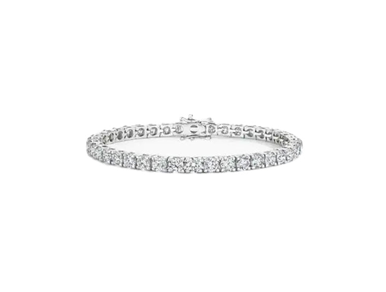 (REF 1980) 9.62cts Lab Diamond Tennis Bracelet (Platinum)