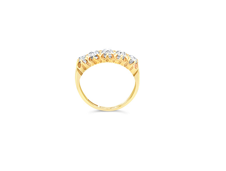 1.83ct Antique Old Cut Diamond Ring - 18ct Yellow Gold