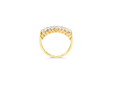 1.83ct Antique Old Cut Diamond Ring - 18ct Yellow Gold