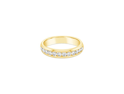 0.48ct 1/2 Eternity Diamond Ring - 18ct Yellow Gold