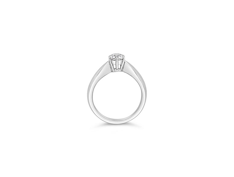 0.50ct Solitaire Diamond Ring - Platinum