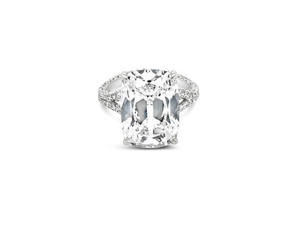 10.14cts Natural Diamond Solitaire Cushion Cut (Platinum) GIA Certificate