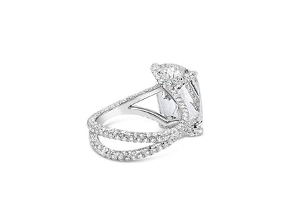 10.14cts Natural Diamond Solitaire Cushion Cut (Platinum) GIA Certificate