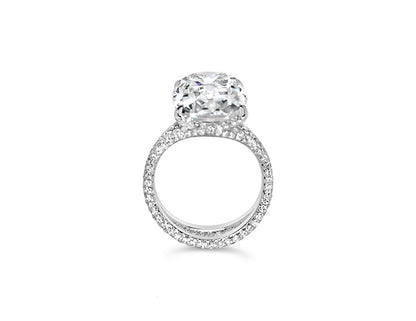 10.14cts Natural Diamond Solitaire Cushion Cut (Platinum) GIA Certificate
