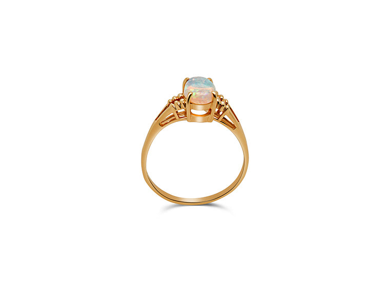 Opal Ring (10ct Yellow Gold)