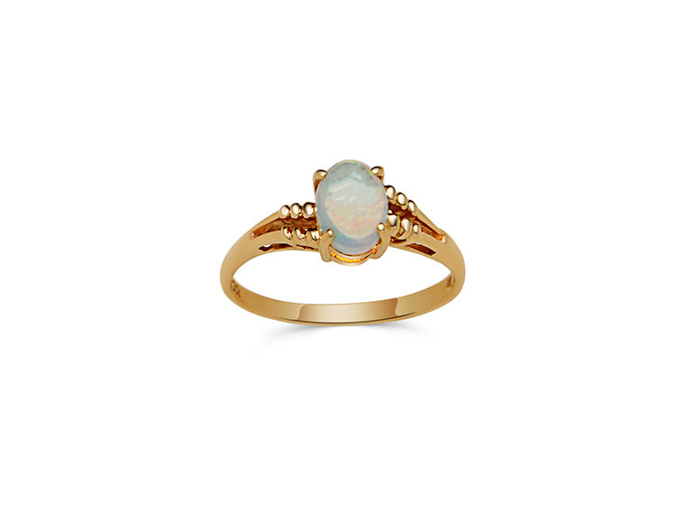 Opal Ring (10ct Yellow Gold)