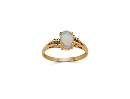 Opal Ring (10ct Yellow Gold)